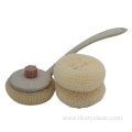 Plastic Scourer with Long Handle